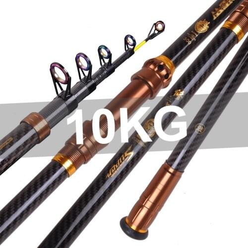 New High-quality 2.1-3.6M Sea Pole Carbon Ultra-light Long Throwing Rod Telescopic Travel Carp Fishing Rod Best Fishing gear