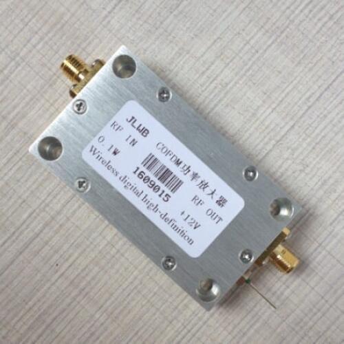 NEW 1PC DVB-T DTMB COFDM Image Transmission Digital Unmanned Broadband Linear Power Amplifier Amplifier 0.1W