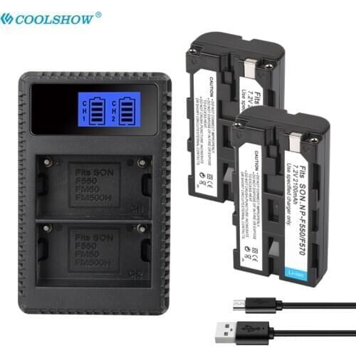 NP-F550 NP-F530 NP-F330 F570 Battery For Sony CCD-SC55 TR818 TR3200 TR3300 F550 F570 F330 F970 F750 F770 F960 2100mah Batteries