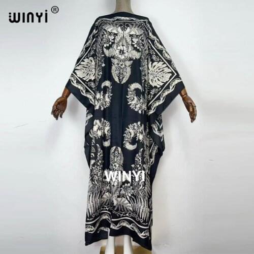 Dresses for Women 2021Abayas العبايات silk Kaftan Leopard Kuwait boho vestidos de fiesta traf femme robe african dress