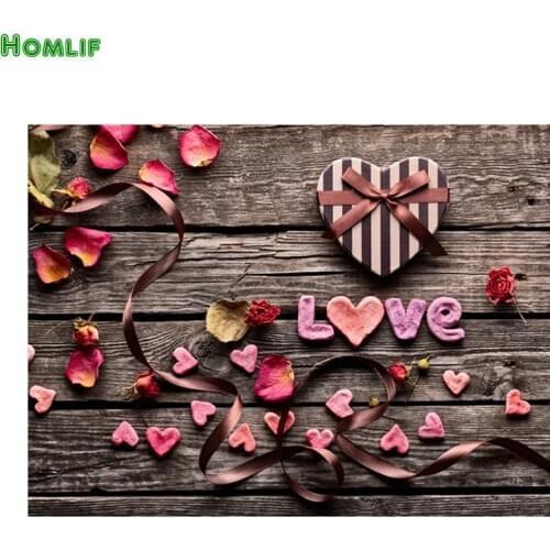 Full diamond 5D DIY diamond embroidery love and flower diamond paintin square Cross Stitch Rhinestone mosaic home decoration