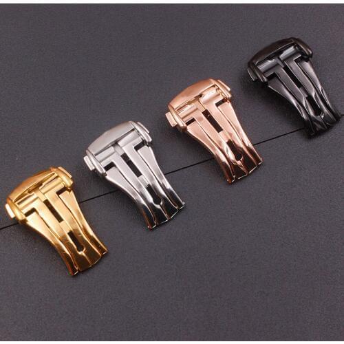 Watch accessories 316L stainless steel buckle 16mm 18mm 20mm strap for OMEGA leather strap buckle with logo