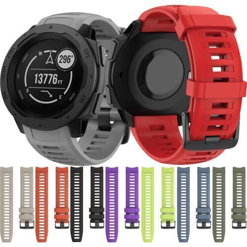 22mm for Instinct Watch Band Strap Soft Silicone Replacement Wristbands for Instinct Smart Watch Accessory