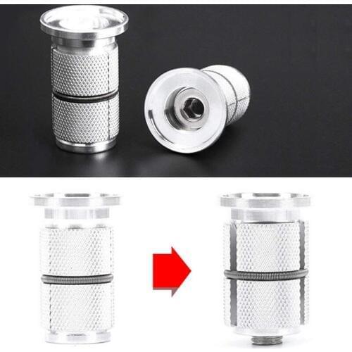 Risk Bicycle Front Fork Headset Expanding Nut CNC Alumium Sun Flower Hanging Core Expansion MTb Road Bike Headset Locking Screws