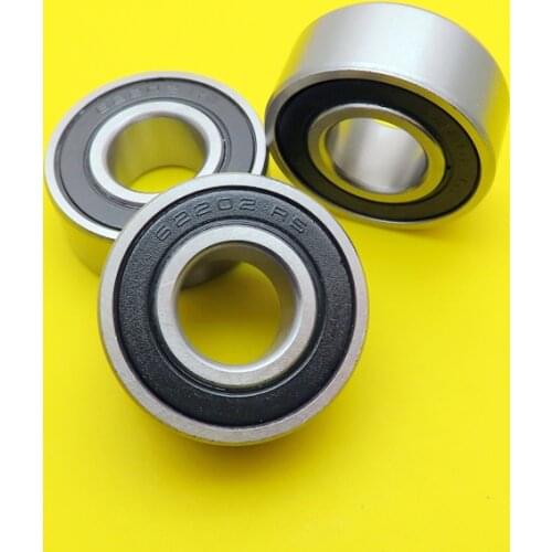 High quality deep groove ball bearing 62202-2RS 15*35*14 MM 20pcs/lot free shipping quality