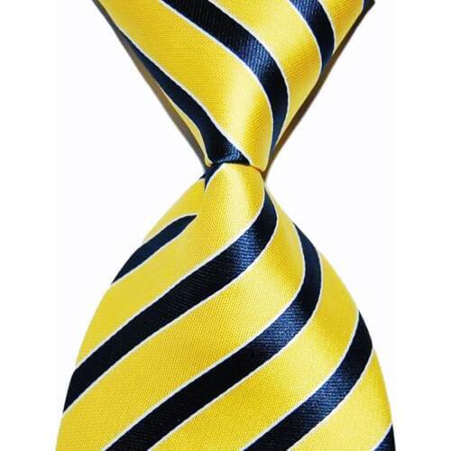 Silk Tie Striped Gift For Men Necktie 10cm Width Fashion Jacquard Woven Formal Wear Business Suit Christmas Wedding Party New