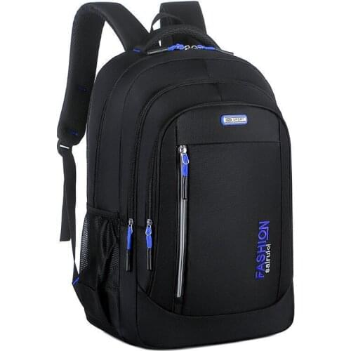 Teen Boys School Bags Backpacks Men Large Capacity Nylon Multifunctional Pocket Middle High College Student Schoolbag