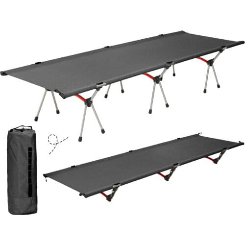 Outdoor Portable Folding Camp Cot Camping Equipment Sleeping Bed 캠핑용품 for Camping Picnic Hiking Backpacking