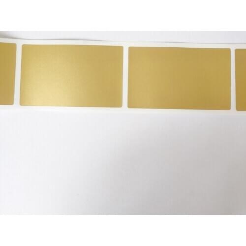 500pcs 35x58mm Gold Adhesive SCRATCH OFF Label Sticker For DIY Manual Hand Made Card Film Or Wedding Game