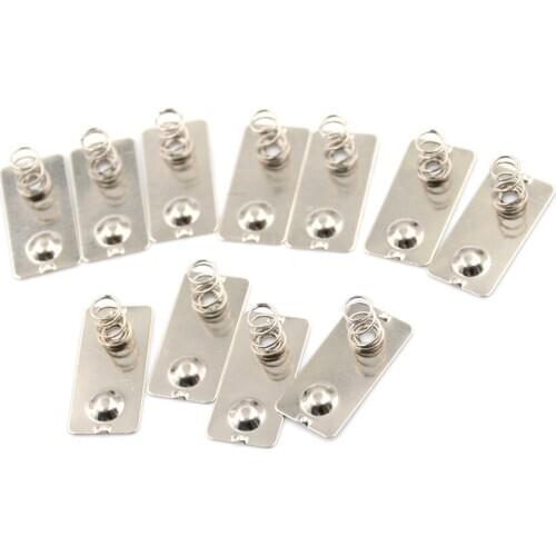 10PCS AA Battery Positive Negative Conversion Spring Contact Plate For the 5th Battery Spring Wholesale