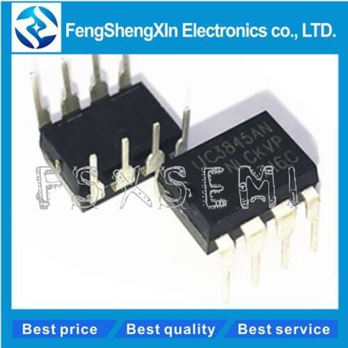 100pcs/lot UC3845N UC3845B UC3845A UC3845BN UC3845AN DIP-8 UC3845 UC3845BN HIGH PERFORMANCE CURRENT MODE PWM CONTROLLER IC