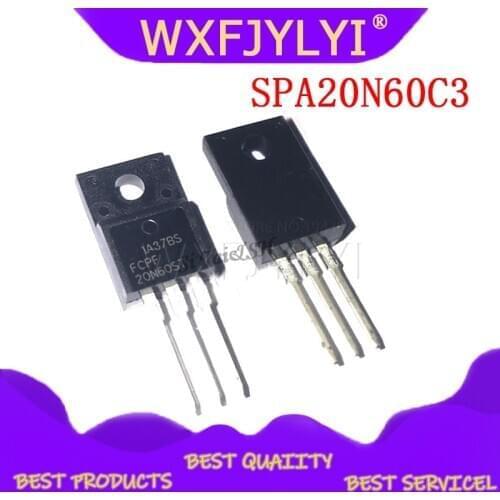 5PCS SPA20N60C3 TO-220F 20N60C3 TO220F SPA20N60 TO-220 N-channel MOS transistor 20A 600V new original