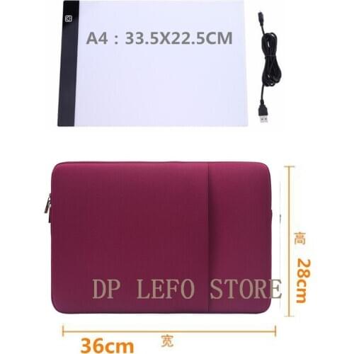 A4 led lightpad bag daimond painting Accessories storage holder Carry Case Holder Handbag Zipper forEmbroidery mosaic tools gift