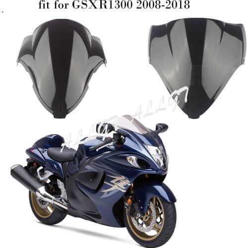 Double Bubble PMMA Windshield Windscreen fit for Suzuki Hayabusa GSXR1300R 1999-2018