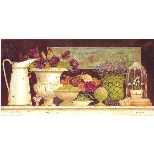 European decorative flowers oil painting picture paris art painting still life art print on canvas