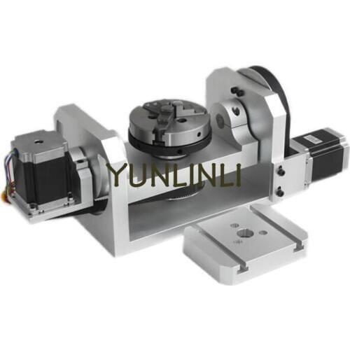 CNC Engraving Machine Special Indexing Head A Axis 98MM Central Height 4 Axis three-dimensional Engraving