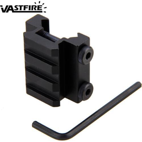 1/2" 3-Slot Low Riser Rifle Scope Mount Rail Fit 20mm Weaver/Picatinny Base Adapter Airsoft Gun Airgun Hunting Accessories Caza