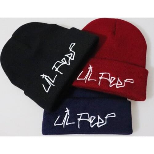 Lil Peep Beanie Embroidery xxxtentacion Love lil.peep men women Knit Cap Knitted Hat Skullies Warm Winter Unisex Ski Hip Hop Hat