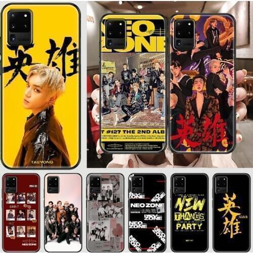 NCT 127 Neo Zone kpop Phone case For Samsung Galaxy Note 4 8 9 10 20 S8 S9 S10 S10E S20 Plus UITRA Ultra black art bumper tpu