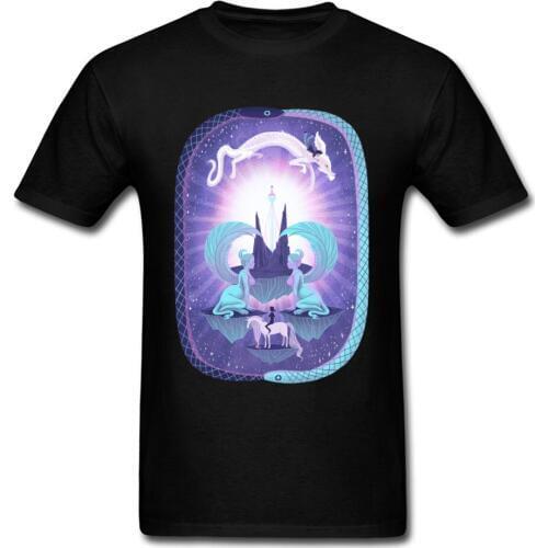 Men New Arrival Summer T Shirt Beyond The Oracle Pisces Star Tshirt Mens Top Quality Slim Fitness Clothing Brands Tee Shirt
