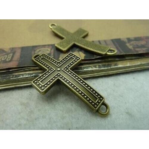 Zinc alloy pendant jewelry accessories diy handmade material charms The cross 23 * 43 mm