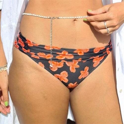 Simplicity Shining Woman Belly Chains Body Jewellery Bikini Sexy Fashion Rhinestone Geometry Trendy Beach Charm Party