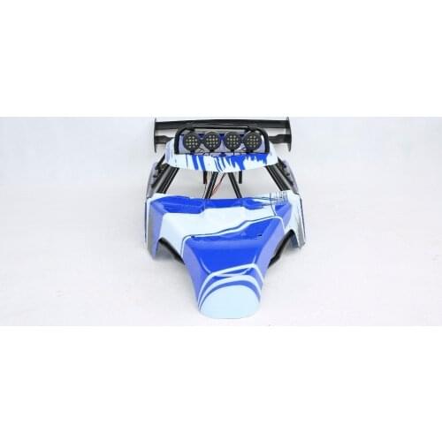 Rovan RC CAR parts 1/5 scale gas rc baja FT shells with roll cage and LED light set 85261-01