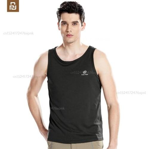 Xiaomi youpin spring and summer sports quick-drying vest mens lightweight breathable bottoming shirt wicking sports jersey