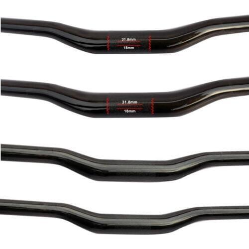 UD handlebar no logo rise handlebar mountain bike bicycles carbon rise handlebar 31.8*600/620/640/660/680/700/720/740/760mm