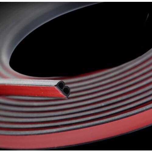 Car Door Seal Strip Auto Rubber Seals Strips Noise Insulation Soundproofing Weatherstrip Car Door Protector Trunk Edge Stickers