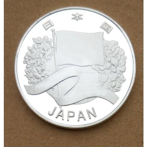 JAPAN HANDOVER Coin Souvenir Coin 40mm Medal Silver Plated