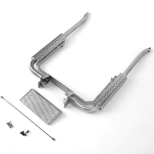 1/14 Rc Truck Scania Toy Car Exhaust Pipe Assembly Double Chimney For Tamiya Tractor R620 R470 56323