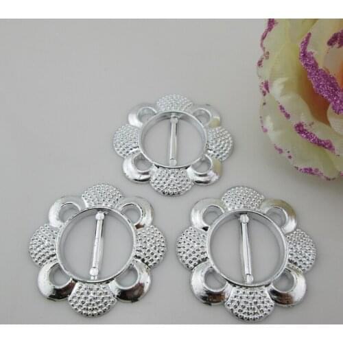 10pcs Clear Acrylic Rhinestone Button Buckle with Wedding /hair accessories 20mm