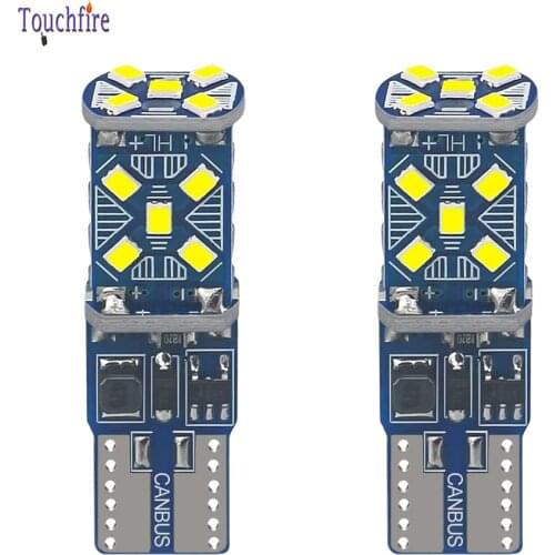 1000PCS T10 W5W 194 Canbus Car Bulb 2016 15smd LED 12V Reading Interior Door License Plate Clearance Marker Light Pure White