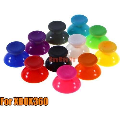4pcs 11colors Analogue Sticks Thumbstick Joystick Cap Mushroom Head Rocker Grip Cover for Microsoft Xbox 360 controller