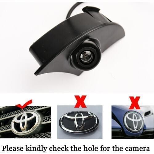 Car Front View Parking LOGO Camera Night Vision Positive Waterproof Front Camera For Toyota