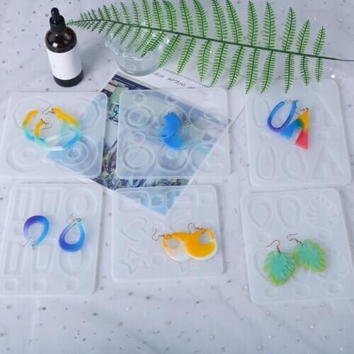 Big Pendants Jewelry Making Silicone Mold for Resin Boho Chic Earrings Making Big Charm Resin Jewelry Molds Silicone Mold