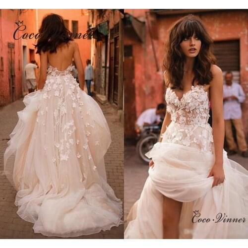 Пляжные свадебные платья COCO.VINNER China At AliExpress