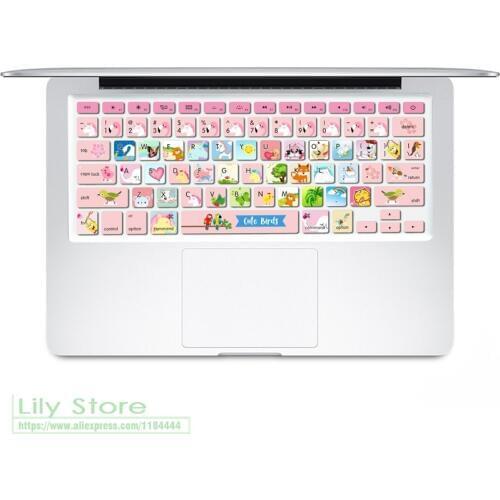 For MacBook Air 13 13.3 and old MacBook Pro 13" 15" 17" (Not Fit touch bar) US Layout Keyboard Cover Protector Silicone Skin