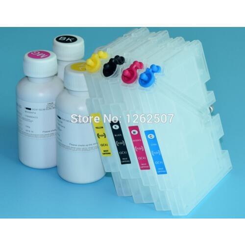 For Ricoh GC41 refill ink cartridge and 100ml sublimation ink for Ricoh SG3100 SG2100 SG2010L SG3110dnw printers
