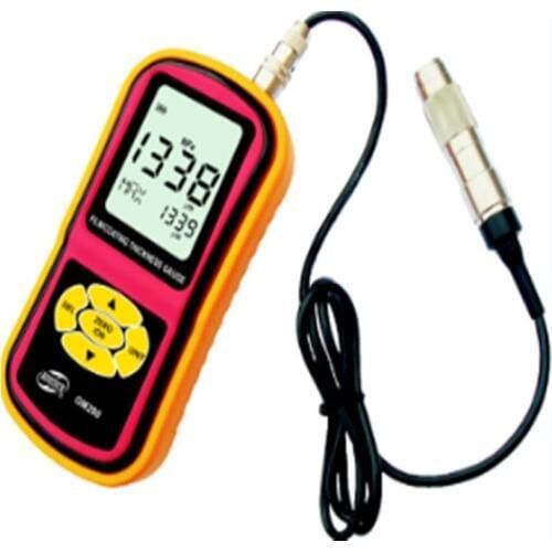 Coating Thickness Meter GM280 Digital Film / Coating Thickness Gauge Test Paint / Sheet Metal Thickness Gauge Range 0-1500 um