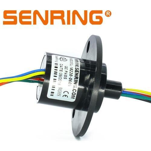Capsule slip ring ,Electronic rotating slipring with OD 22mm 6 Wires 5A Rotary Unoins joints