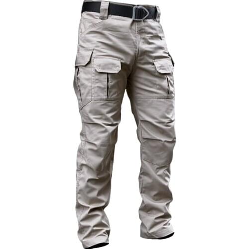 Mens Tactical Pants Autumn Camouflage Military Casual Combat Cargo Pants Water Repellent Ripstop Long Trousers Plus Size 3XL