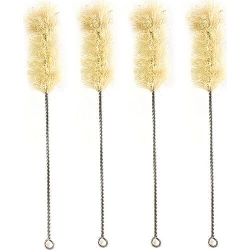 4Pcs/lot Food Grade Cleaning Brush Set Pipe Brush Bottle Suction Tube Glass Tube Spiral Soft Hair Straw Cleaning Brushes Tools