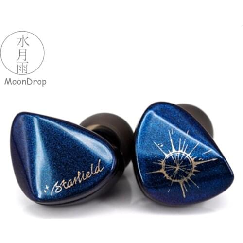 Moondrop Starfield Carbon Nanotube Diaphragm IEM HIFI Audio Dynamic In-ear Earphone with 2 Pin 0.78mm Detachable Cable