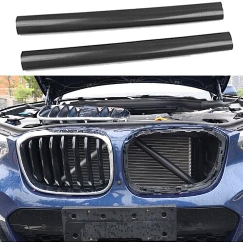 Front Grille Trim Strips for -BMW X3 G01 G08 Sport Style Grille Trim Strips Cover Frame Car Decorations Stickers Black
