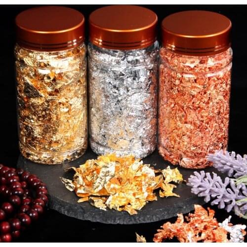 Gliding Arts Crafts 3 / 10 Grams Decoration DIY Necklace pendant Art Crushed Glass Nail Stones