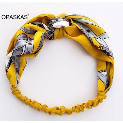 Womens Cross knot Headbands Floral Printed High Elasticity Sports Yoga Head Wraps Fashion Decoration for Women Girls PT