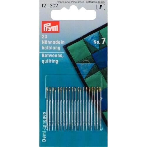 121302 Germany PRYM Sewing needles betweens, No. 7, 0.70 x 31mm