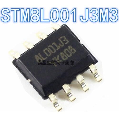 2PCS-20PCS 100% brand new original authentic STM8L001J3M3 SOP-8 8L001J3M3 SOP8 code: 8L001J3 8-bit microcontroller IC 16MHz/8KB